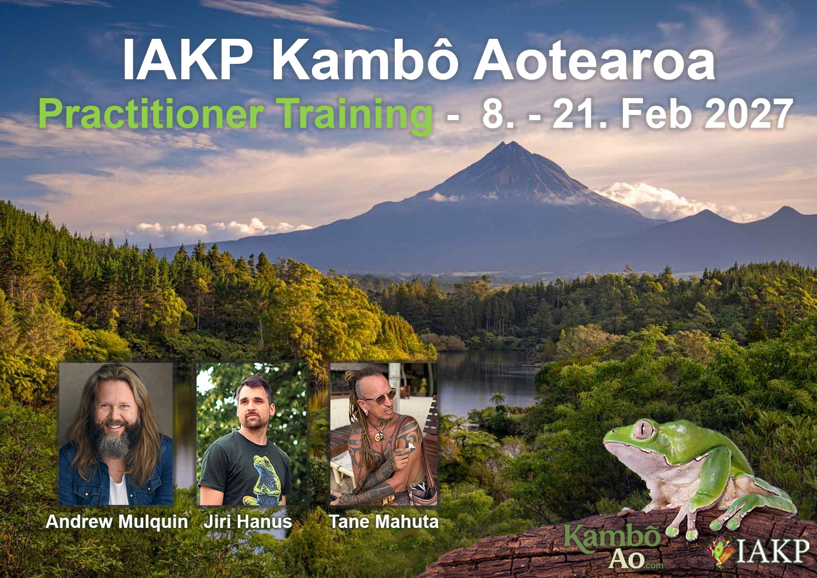 IAKP Kambô Practitioner Training in Taranaki, March 2026